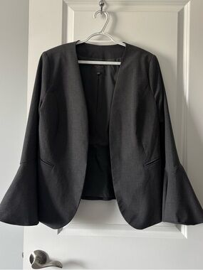 The Limited Black Bell-Sleeve Blazer Jacket
